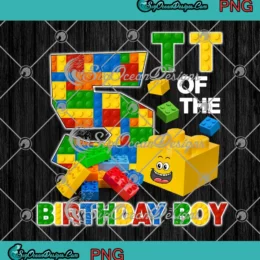 Lego TT Of The Birthday Boy digital design featuring building bricks clipart for custom birthday creations.