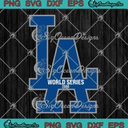 Los Angeles Dodgers Logo SVG - World Series 2024 SVG PNG, Cricut File