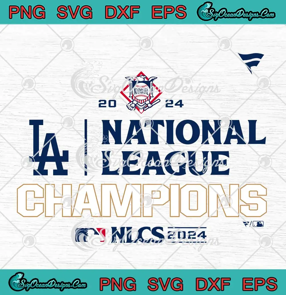 Los Angeles Dodgers NLCS 2024 SVG National League Champions 2024 SVG