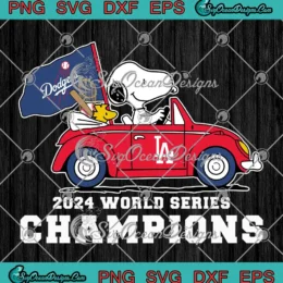Los Angeles Dodgers x Snoopy SVG - 2024 World Series Victory SVG PNG, Cricut File