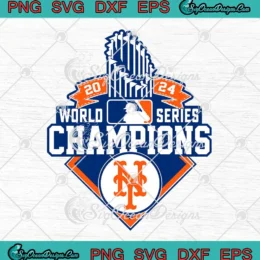 New York Mets Baseball Trophy SVG - 2024 World Series Champions SVG PNG, Cricut File