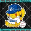 Pikachu Dodgers MLB Baseball SVG - Sports Los Angeles Dodgers SVG PNG, Cricut File