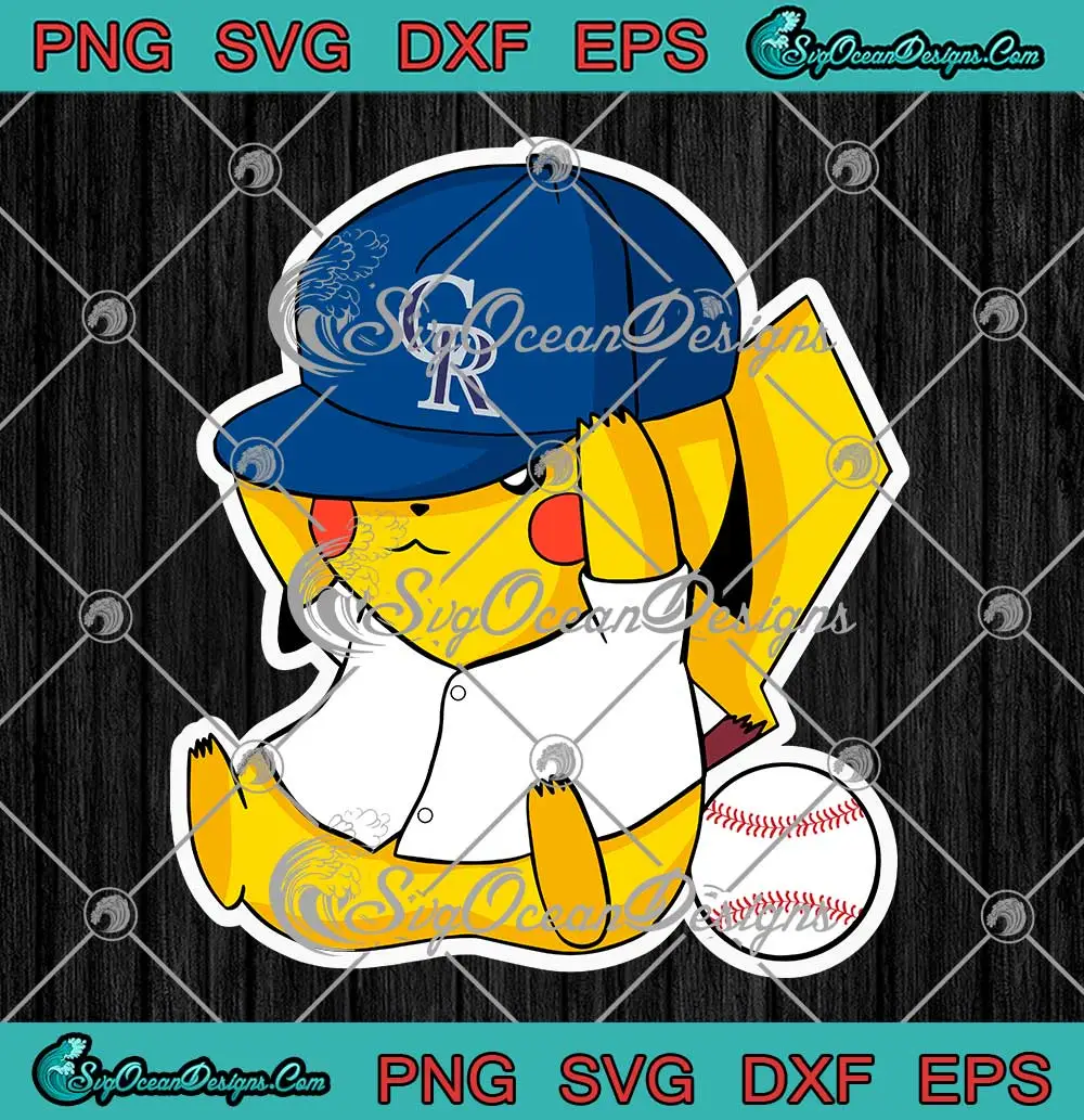 Pikachu-MLB-Colorado-Rockies-SVG---Baseball-Pokemon-Sports-SVG-PNG,-Cricut-File Pikachu MLB Colorado Rockies SVG - Baseball Pokemon Sports SVG PNG, Cricut File