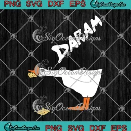 Goose Eating Cookie Daram SVG - Funny Goose Meme SVG PNG, Cricut File