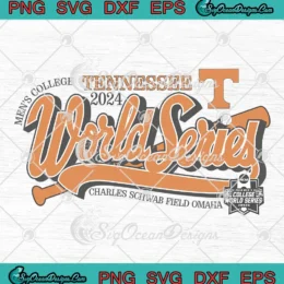 Men's College World Series 2024 SVG - Tennessee Volunteers Baseball SVG PNG, Cricut File