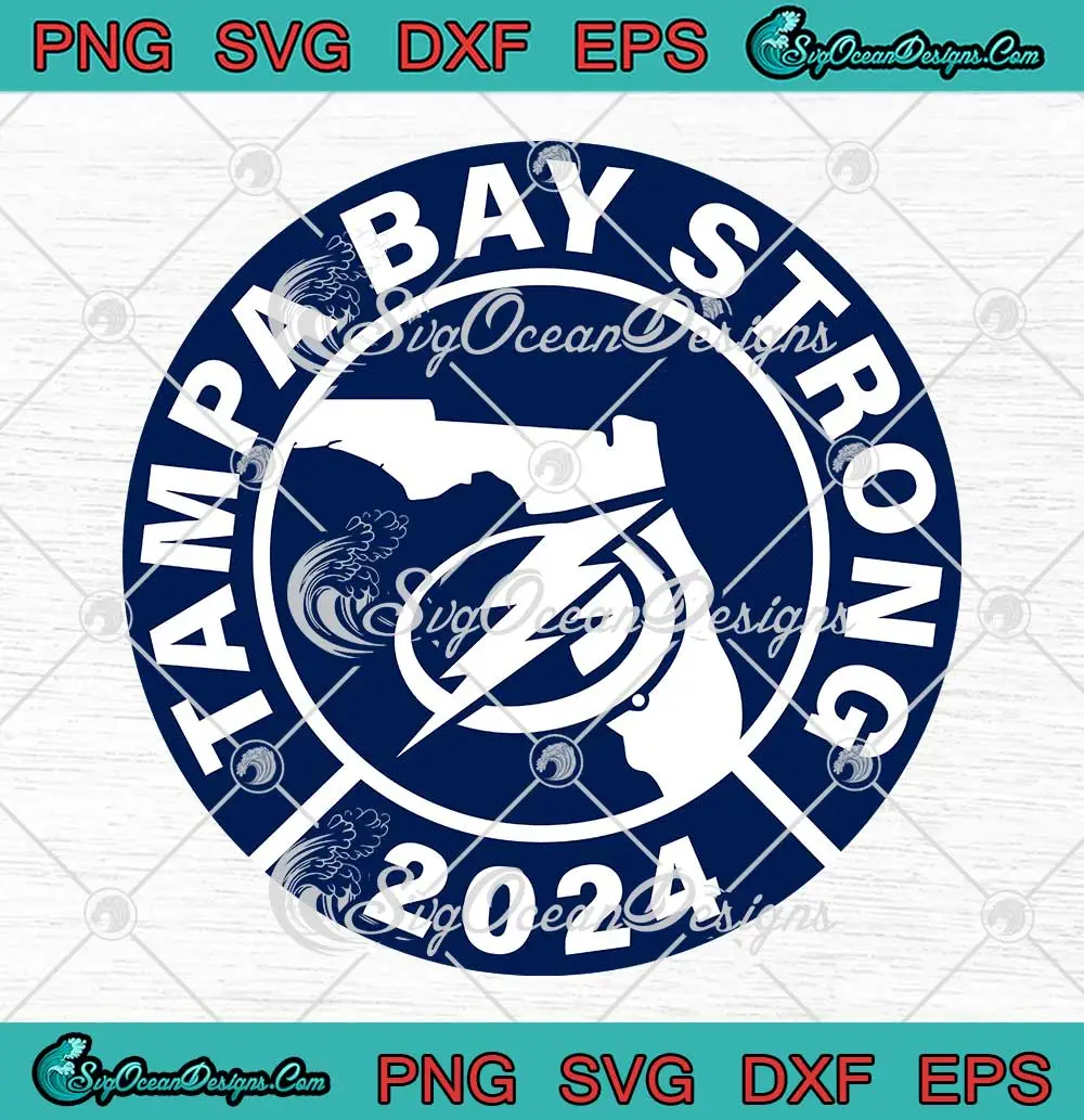Tampa-Bay-Strong-2024-Logo-SVG---Tampa-Bay-Lightning-Hockey-SVG-PNG,-Cricut-File Tampa Bay Strong 2024 Logo SVG - Tampa Bay Lightning Hockey SVG PNG, Cricut File