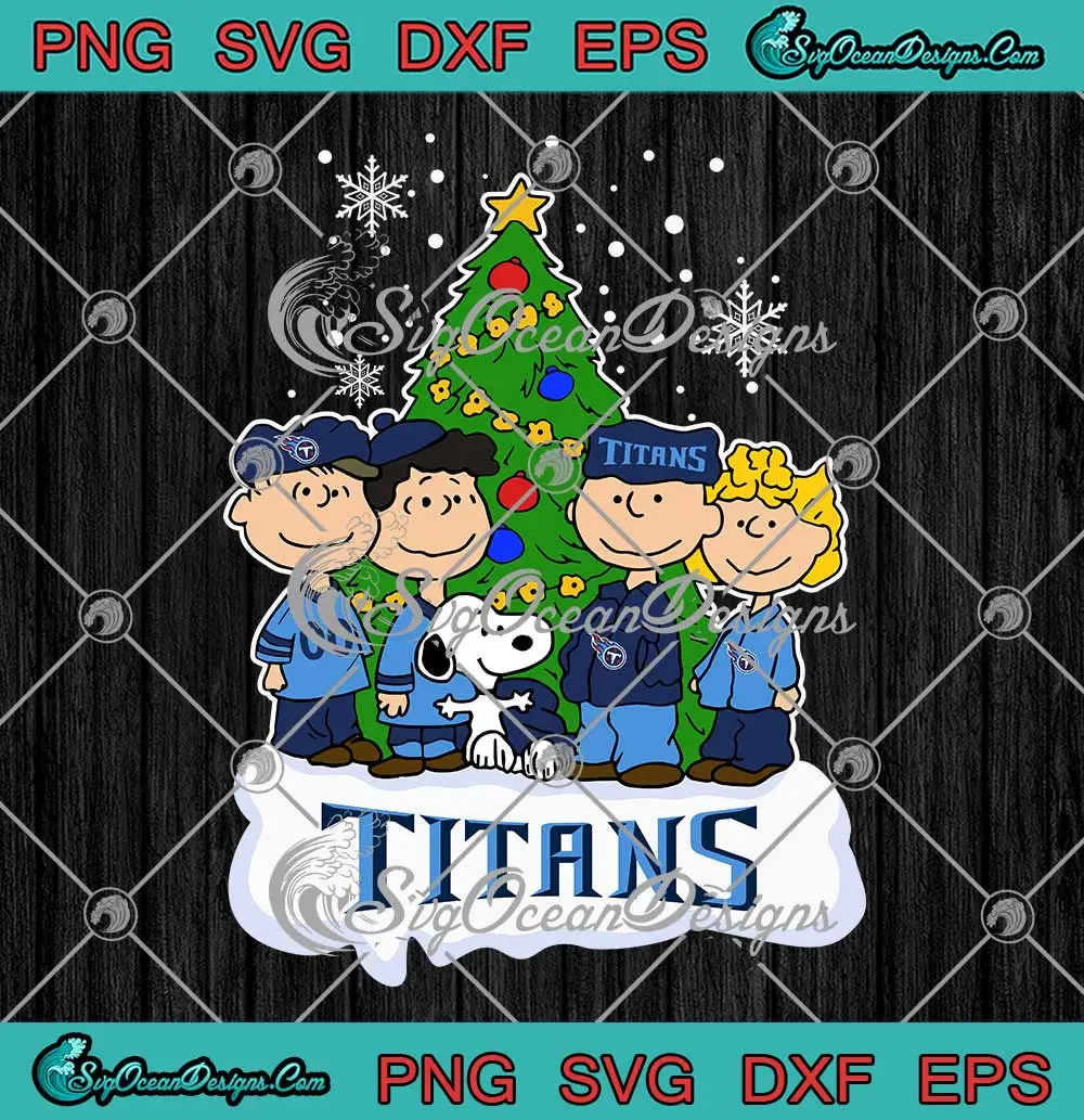 Tennessee-Titans-Peanuts-Xmas-SVG---Snoopy-And-Friends-Christmas-Tree-SVG-PNG,-Cricut-File Tennessee Titans Peanuts Xmas SVG - Snoopy And Friends Christmas Tree SVG PNG, Cricut File