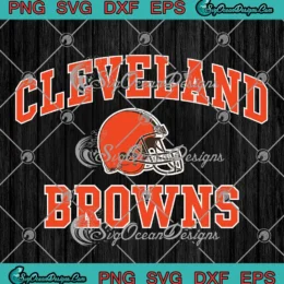 Cleveland Browns Helmet SVG - Cleveland Browns Football SVG PNG, Cricut File