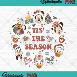 Disney Christmas Tis' The Season PNG - Disneyworld Family Vacation PNG Clipart, Digital Download