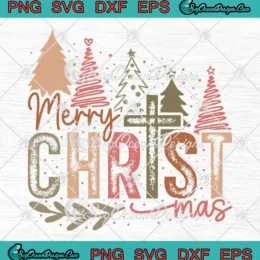 Merry Christmas Jesus Cross SVG - Christian Religious Xmas SVG PNG, Cricut File