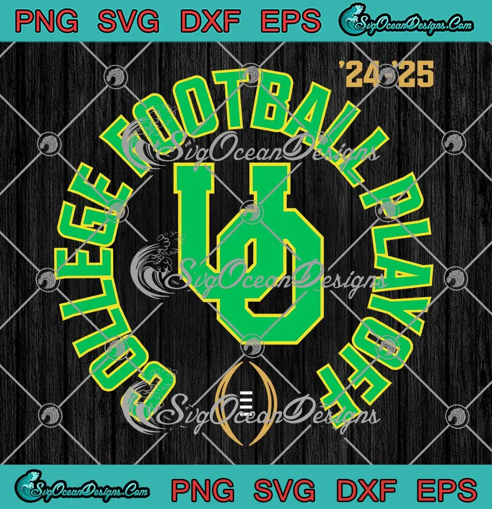 Oregon Ducks 20242025 SVG College Football Playoff SVG PNG, Cricut File