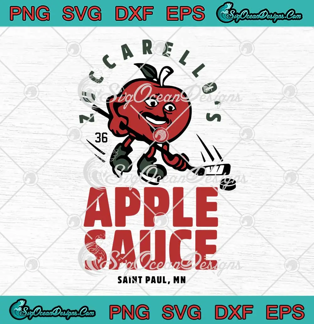 Zuccarello's-Apple-Sauce-Hockey-SVG---Saint-Paul-MN-SVG-PNG,-Cricut-File Zuccarello's Apple Sauce Hockey SVG - Saint Paul MN SVG PNG, Cricut File