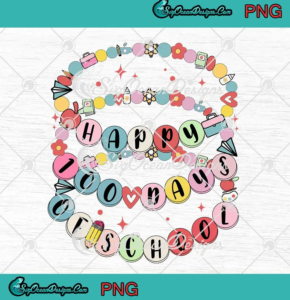 Bracelet-Happy-100-Days-Of-School-PNG---Girl-Teacher-Gifts-PNG-Clipart,-Digital-Download Bracelet Happy 100 Days Of School PNG - Girl Teacher Gifts PNG Clipart, Digital Download
