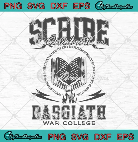 Fourth Wing Scribe Quadrant SVG - Basgiath War College SVG PNG, Cricut File