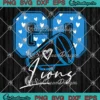 Go Cheer Lions Leopard SVG - Go Detroit Lions Football SVG PNG, Cricut File