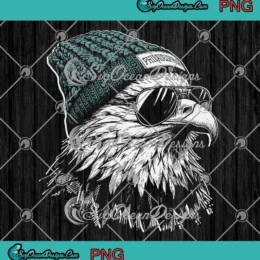 Eagle In A Woolly Hat PNG - Philadelphia Eagles Football Fan PNG Clipart, Digital Download