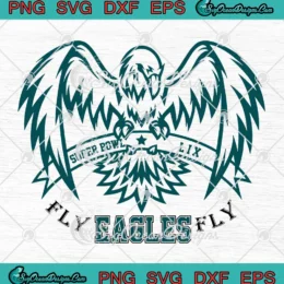 Fly Eagles Fly Super Bowl LIX SVG - Philadelphia Eagles Champions 2025 SVG PNG, Cricut File
