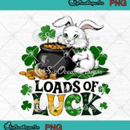 Loads Of Luck PNG - St. Patrick's Day PNG Clipart, Digital Download