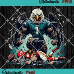 Philadelphia Eagles Win Chiefs PNG - Eagles Super Bowl LIX 2025 PNG Clipart, Digital Download