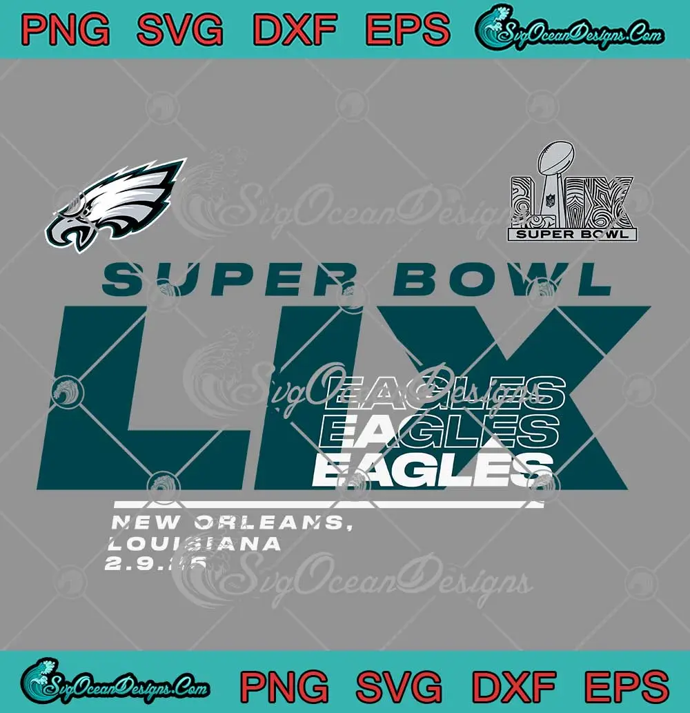 Super-Bowl-LIX-Eagles-Champions-SVG---New-Orleans-Louisiana-2025-SVG-PNG,-Cricut-File Super Bowl LIX Eagles Champions SVG - New Orleans Louisiana 2025 SVG PNG, Cricut File