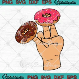 Two In The Pink One In The Stink SVG - Funny Shocker Dirty Donuts SVG PNG, Cricut File