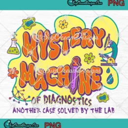 Mystery Machine Of Diagnostics PNG - Another Case Solved By The Lab PNG Clipart, Digital Download