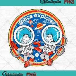Space Explorer Cadet 1 Cadet 2 PNG - Dr. Seuss Thing 1 Thing 2 PNG Clipart, Digital Download