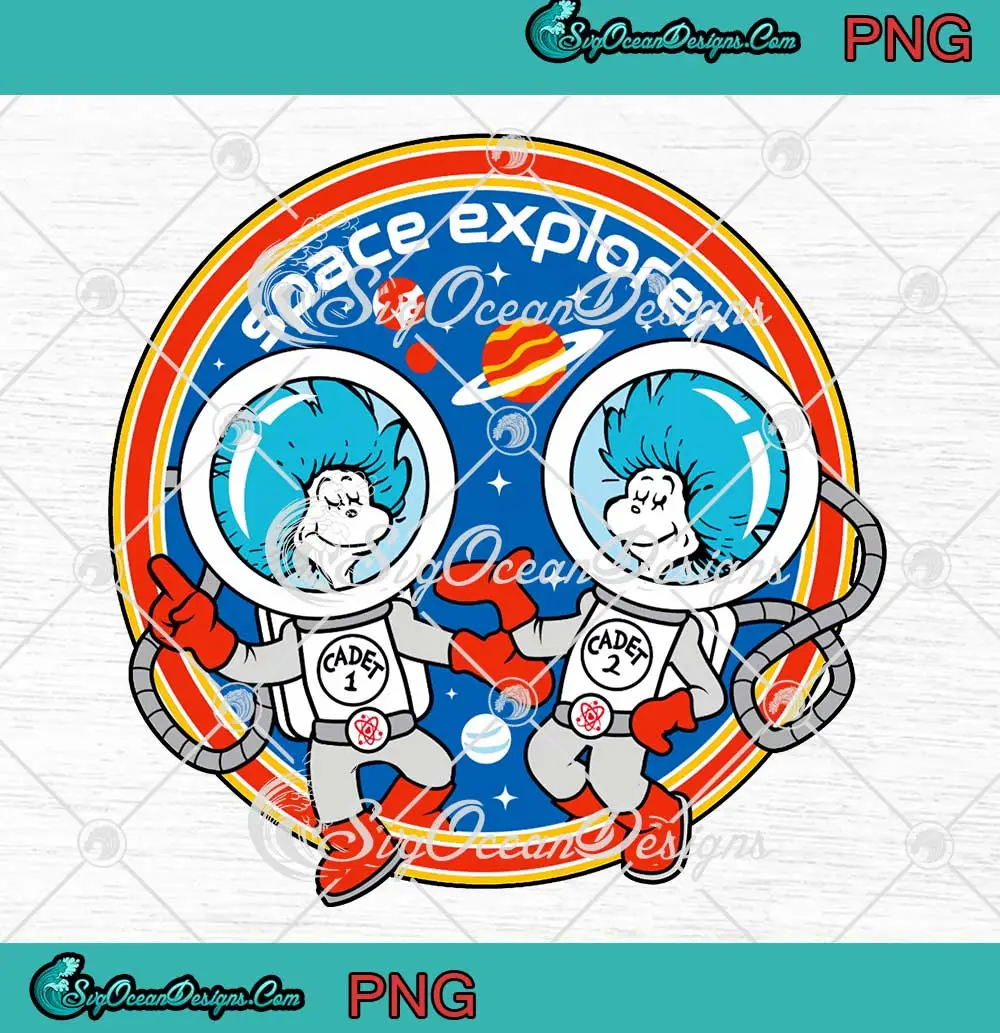 Space Explorer Cadet 1 Cadet 2 PNG - Dr. Seuss Thing 1 Thing 2 PNG ...