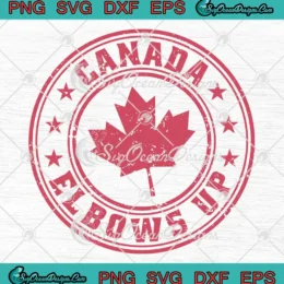 Vintage Canada Elbows Up SVG - Retro Canadian Pride SVG PNG, Cricut File