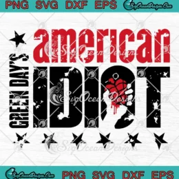 Green Day American Idiot SVG - Rock Band Music SVG PNG, Cricut File