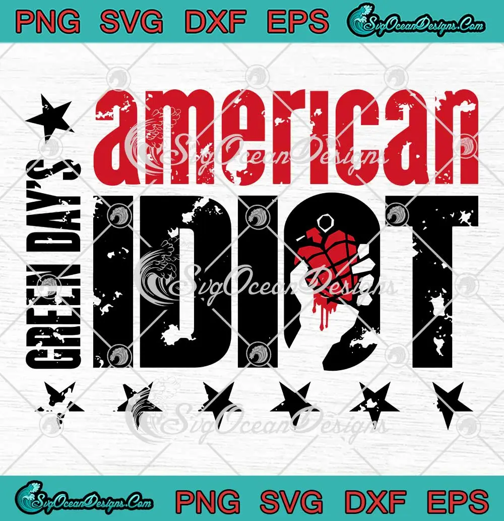 Green-Day-American-Idiot-SVG---Rock-Band-Music-SVG-PNG,-Cricut-File Green Day American Idiot SVG - Rock Band Music SVG PNG, Cricut File