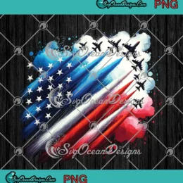 July 4th Fighter Jets USA PNG - Patriotic 4th Of July PNG Clipart, Digital Download