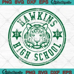 Hawkins High School 1983 SVG - Netflix Stranger Things SVG PNG, Cricut File