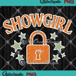 Showgirl Glitter Lock Retro PNG - Taylor Swift Show Girl 2025 PNG Clipart, Digital Download