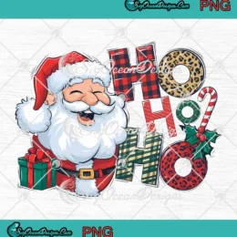 Christmas Santa Ho Ho Ho PNG - Merry Christmas Santa Claus PNG Clipart, Digital Download