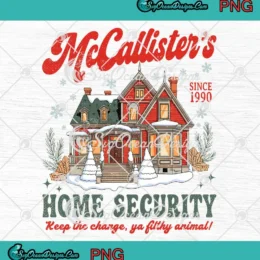McCallister's Home Security PNG - Home Alone Christmas PNG Clipart, Digital Download