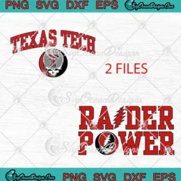 Texas Tech Red Raiders SVG - x Grateful Dead Raider Power Logo SVG PNG, Cricut File