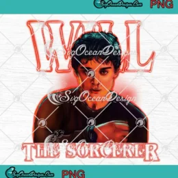 Will The Sorcerer Graphic PNG - Stranger Things 5 Netflix Series PNG Clipart, Digital Download