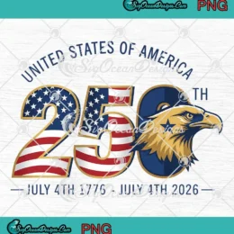 250Th United States Of America PNG - 250 Years 1776-2026 PNG Clipart, Digital Download