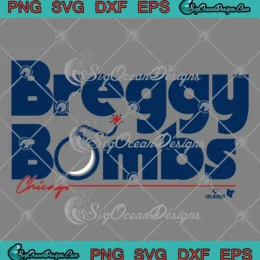 Alex Bregman Chicago SVG - Breggy Bombs Chicago Cubs MLB SVG PNG, Cricut File