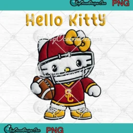Hello Kitty x USC Trojans PNG - USC Trojans Football PNG Clipart, Digital Download