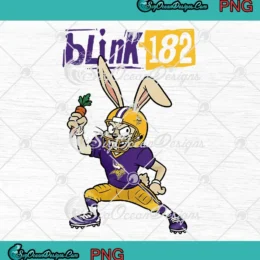 Minnesota Vikings x Blink 182 PNG - Football Rabbit Mascot PNG Clipart, Digital Download