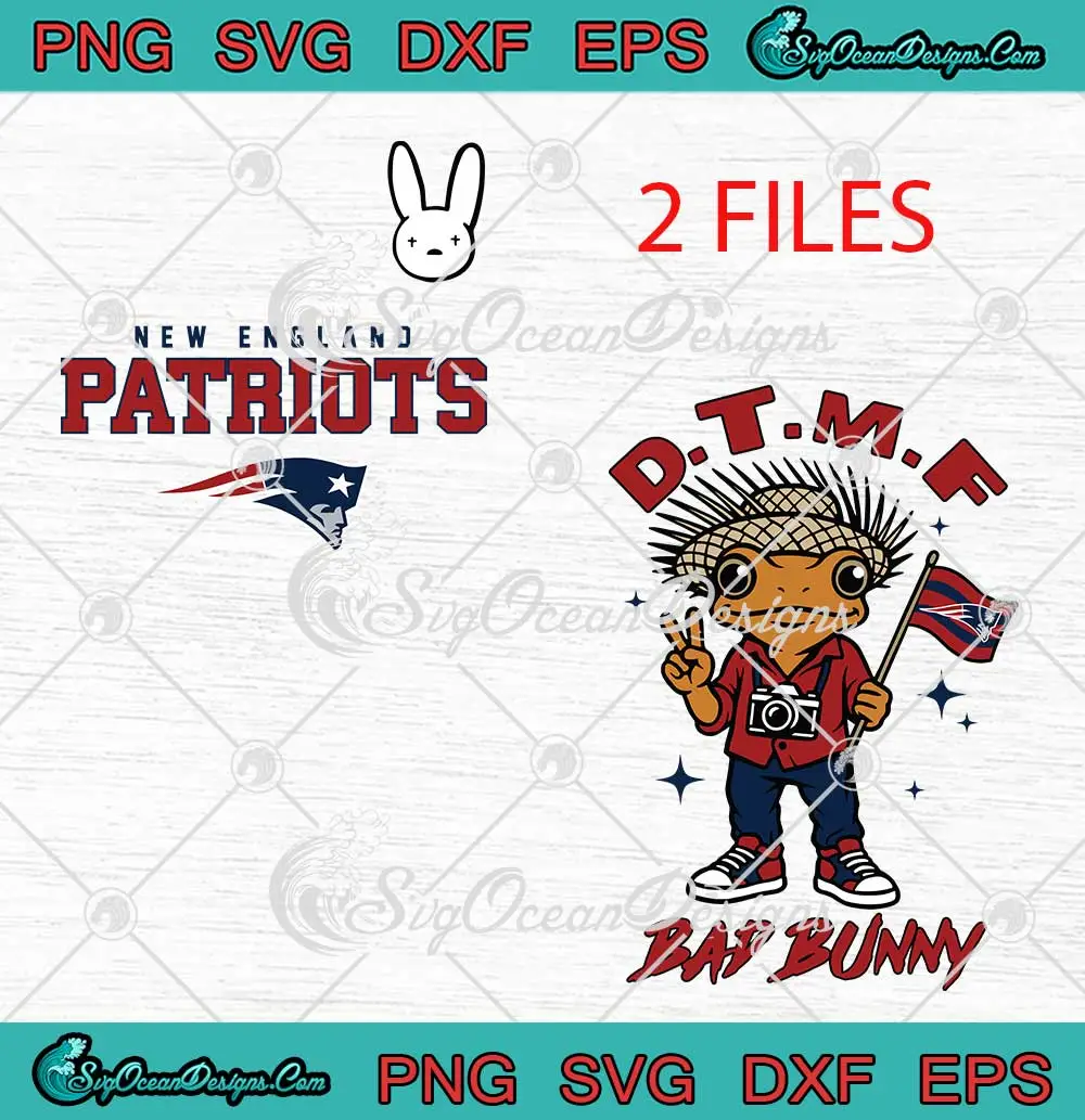 New-England-Patriots-DTMF-SVG---Bad-Bunny-Super-Bowl-LX-SVG---Benito-Bowl-2026-SVG-PNG,-Cricut-File New England Patriots DTMF SVG - Bad Bunny Super Bowl LX SVG - Benito Bowl 2026 SVG PNG, Cricut File