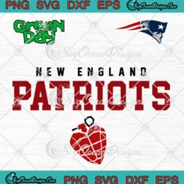 New England Patriots x Green Day SVG - NFL Super Bowl 2026 SVG PNG, Cricut File