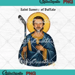 Saint Sammy Of Buffalo Funny PNG - Buffalo Sabres Hockey PNG Clipart, Digital Download