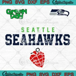 Seattle Seahawks x Green Day SVG - NFL Super Bowl LX 2026 SVG PNG, Cricut File