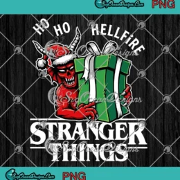 Stranger Things 5 Ho Ho Hellfire PNG - Stranger Things Christmas Birthday PNG Clipart, Digital Download