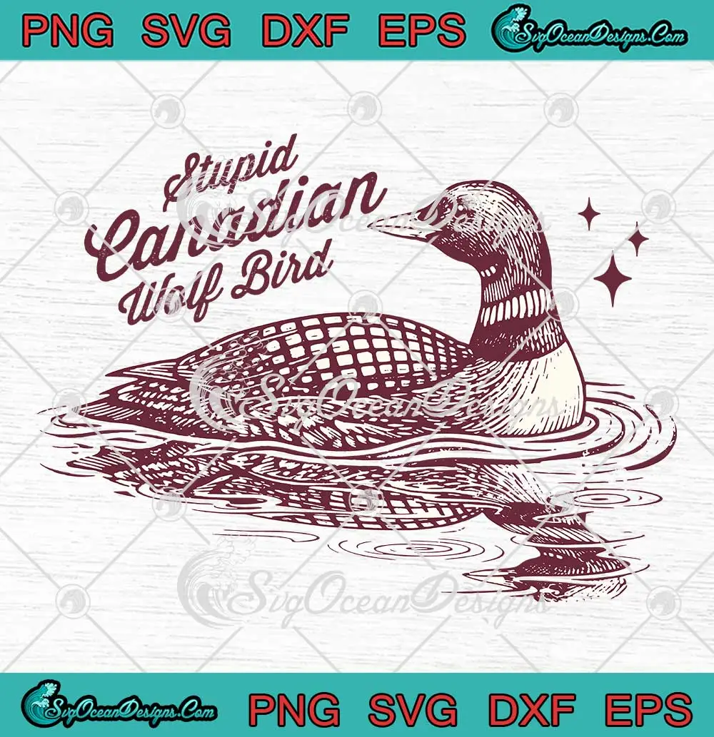 Stupid-Canadian-Wolf-Bird-Funny-SVG---Loon-Bird-Heated-Rivalry-Movie-SVG-PNG,-Cricut-File Stupid Canadian Wolf Bird Funny SVG - Loon Bird Heated Rivalry Movie SVG PNG, Cricut File