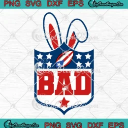 Bad Bunny Ears NFL Football 2026 SVG - Benito Bowl Super Bowl LX SVG PNG, Cricut File