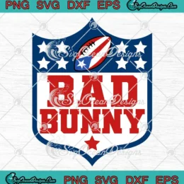 Bad Bunny NFL Benito Bowl 2026 SVG - Super Bowl LX Halftime Show SVG PNG, Cricut File
